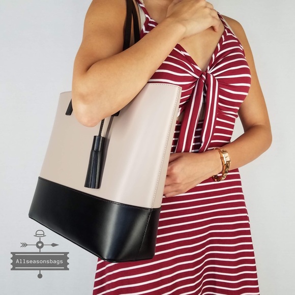 Kate spade Karla Wright place tote almond black - Picture 6 of 8